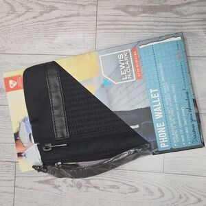 NWT Black Phone Wallet
